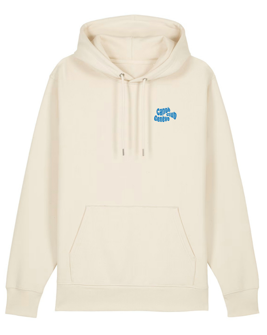 HOODIE GENÈVE WAVE MINIMAL BLUE UNISEXE
