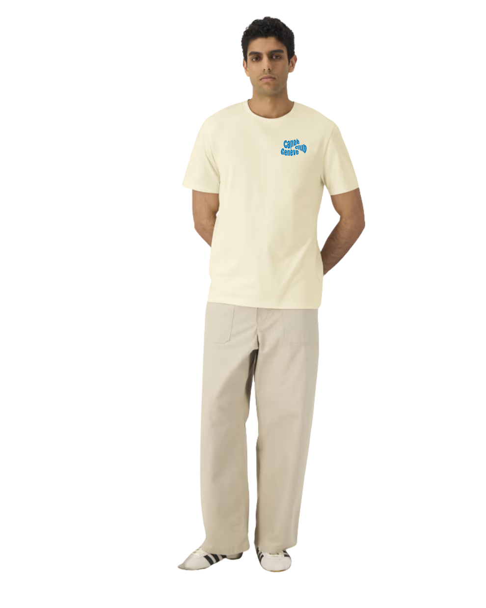 T-SHIRT GENÈVE WAVE NATURAL UNISEXE